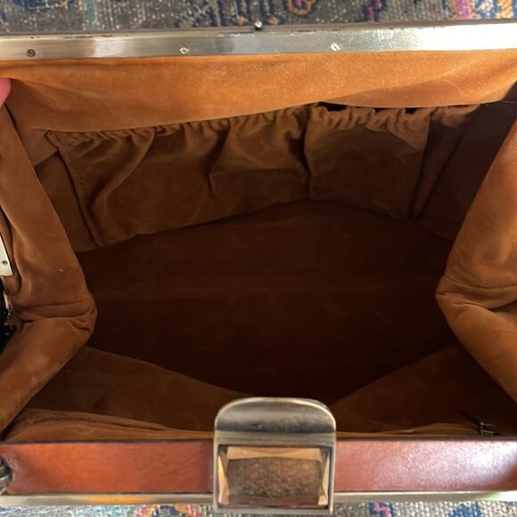 Patricia Nash Macerata tooled leather rose frame bag purse handbag - Picture 11 of 11